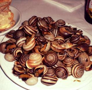 caracois, snales, local specialty in Portugal