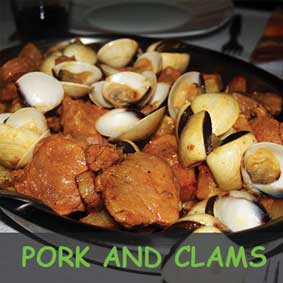 pork and clams, recipe