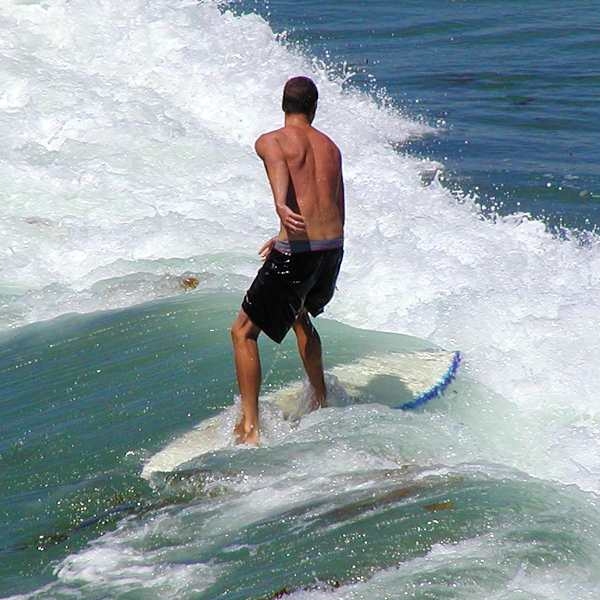 Surfing in south west Portugal
