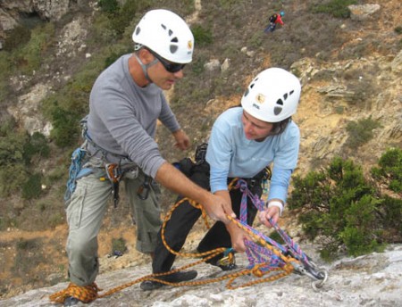 Rock climbing in the serras of SW Portugal