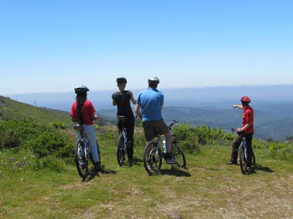 Cycling in Monchique mountains, Algarve